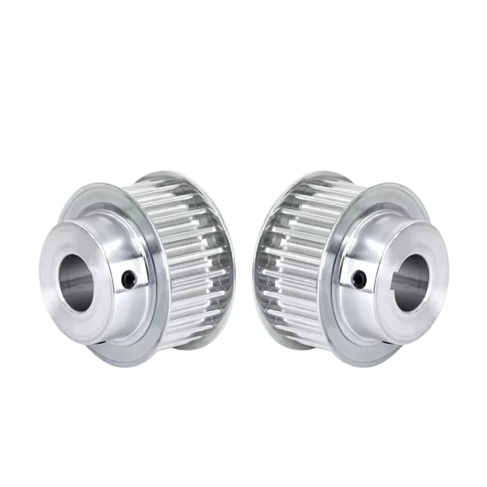 HTD 8M Timing Pulley, 18 Teeth, 8–20 mm Bore, 8 mm Tooth Pitch, 25/30 mm Width, 1 Piece (18 mm Bore, 32 mm for 30 mm Belt)
