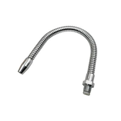EYRMQWJPC Water-Oil Cooling Tube, Flexible Metal Coolant Hose, 1/2 in External Thread, 600 mm