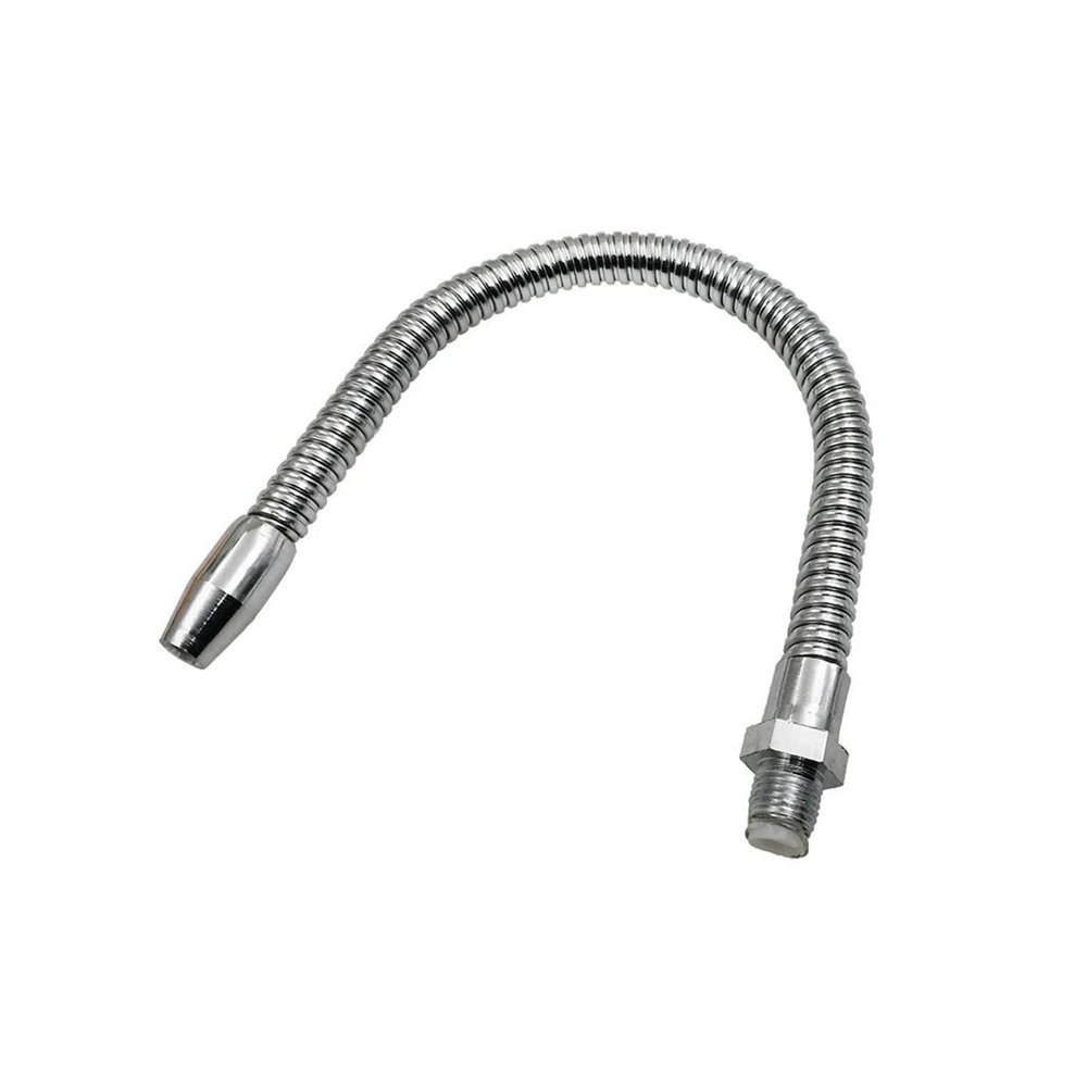 EYRMQWJPC Water-Oil Cooling Tube, Flexible Metal Coolant Hose, 1/2 in External Thread, 600 mm