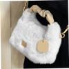 Rabbit Fur Hide, 45.7 x 27.9 cm, White, with Seams view 2