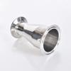 SS304 Tri-Clamp Ferrule Weld Reducer for Pipe Fittings, 38 mm to 102 mm view 1