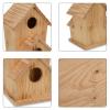 KiBcsLic Large Weatherproof Wooden Birdhouse for Cardinals and Families view 4