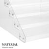 GOOHOCHY Clear Acrylic Card Stand, Multifunctional Trading Card Display Organizer view 3