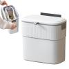 Duvcoywae Trash Can with Lid – Hangable Compost Bin view 1