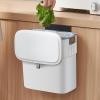 Duvcoywae Trash Can with Lid – Hangable Compost Bin view 3