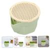 SHINEOFI Plastic Hydroponic Cat Grass Double-Chamber Planter view 3