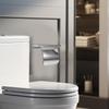 IWOWHERO Stainless Steel Toilet Paper Holder with Shelf and Cover view 3