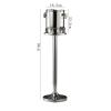 Dh2yjnbf3 Stainless Steel Ice Bucket with Stand view 2