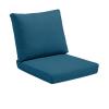 FonHNDG Outdoor Seat and Back Cushion, Sky Blue, 45 x 45 x 5 cm view 2