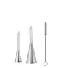 Puff Pastry Nozzles, Cupcake Injector and Icing Piping Tips Set (S/L) view 2