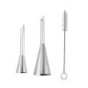 Puff Pastry Nozzles, Cupcake Injector and Icing Piping Tips Set (S/L) view 4
