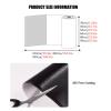 Self-Adhesive Faux Leather Repair Patch, Black, 15.7 x 196.9 in view 3