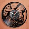 Viiluuxr Unique Music Wall Clock 30 cm, Silent Vinyl Clock, Black view 2