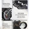 Viiluuxr Unique Music Wall Clock 30 cm, Silent Vinyl Clock, Black view 4
