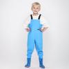 Children’s Waterproof Waders with Boots, Adjustable Straps, Non-Slip Rubber Boots (#01-07, 6–7 Years) view 2