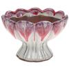 PLAFOPE Large Round Red Sand Planter in Retro Style for Succulents view 1
