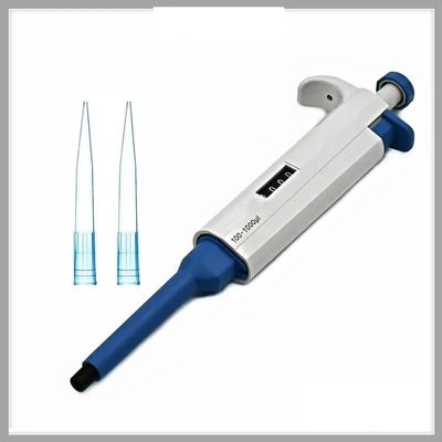Single-Channel Manual Adjustable Pipette, 2–10 mL, with 2–20 μL Tips