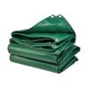 Waterproof Tarp 3 x 5.5 m, Green, Double-Coated with Eyelets view 1