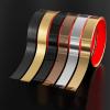 6 m Self-Adhesive Stainless Steel Wall Trim, 0.8 cm Wide, Glossy Rose Gold view 1