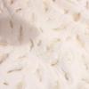 DOTBUY White Plush Christmas Tree Skirt with Gold Foil Feathers, 150 cm view 3