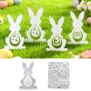 Easter Bunny and Egg Silicone Molds for DIY Crafts view 1