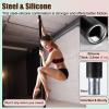 Adjustable 45 mm Portable Spinning Pole Dance Pole for Home, Indoor, and Apartment Use, 9–10 ft Steel Fitness Pole, Easy to Install view 2
