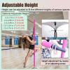 Adjustable 45 mm Portable Spinning Pole Dance Pole for Home, Indoor, and Apartment Use, 9–10 ft Steel Fitness Pole, Easy to Install view 4