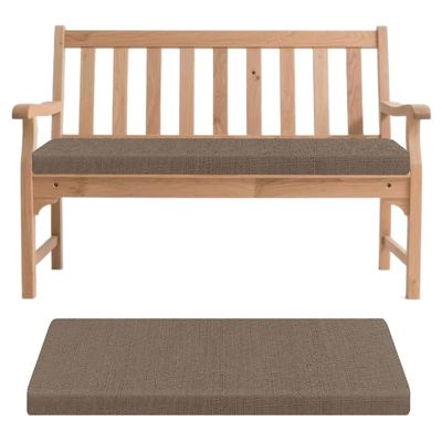 Generic Bench Cushion, Dark Brown, 150 x 35 x 5 cm