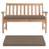 Generic Bench Cushion, Dark Brown, 150 x 35 x 5 cm view 1