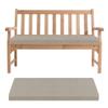 Bench Cushion, Washable Indoor & Outdoor Bench Pad, Light Gray, 200 x 30 x 5 cm view 1