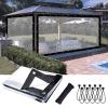 Durable Transparent PVC Tarp, 0.18 mm, Waterproof, 4.7 x 7.6 m view 1