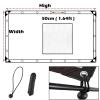 Durable Transparent PVC Tarp, 0.18 mm, Waterproof, 4.7 x 7.6 m view 2