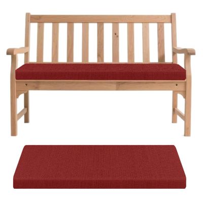 Bench Cushion, Wine Red, 180 x 45 x 5 cm