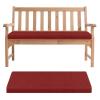 Bench Cushion, Wine Red, 180 x 45 x 5 cm view 1