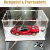 Lockable Acrylic Display Case, Stackable Countertop Storage Box, 25 x 15 x 20 cm view 3