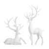 Resin Reindeer Figurines, Set of 2, Christmas Table Decor view 4