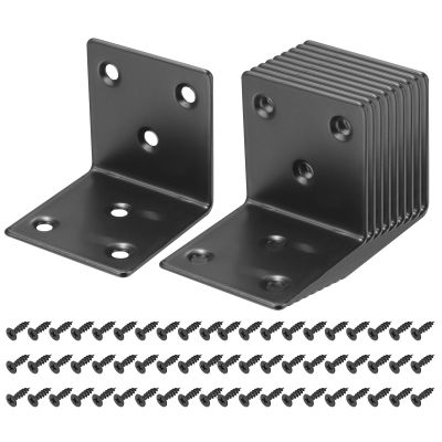 QUARKZMAN 12-Piece L Brackets, Metal Corner Braces