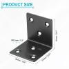 QUARKZMAN 12-Piece L Brackets, Metal Corner Braces view 2