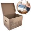 IDEA HOME MOOVE Moving Boxes, 12-Pack, Heavy-Duty with Lids, Handles & Labeling Panels view 1