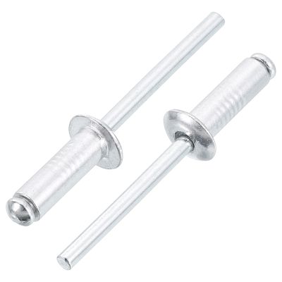 QUARKZMAN 100-Piece 5/32" x 3/8" Aluminum Blind Rivets, Countersunk Head