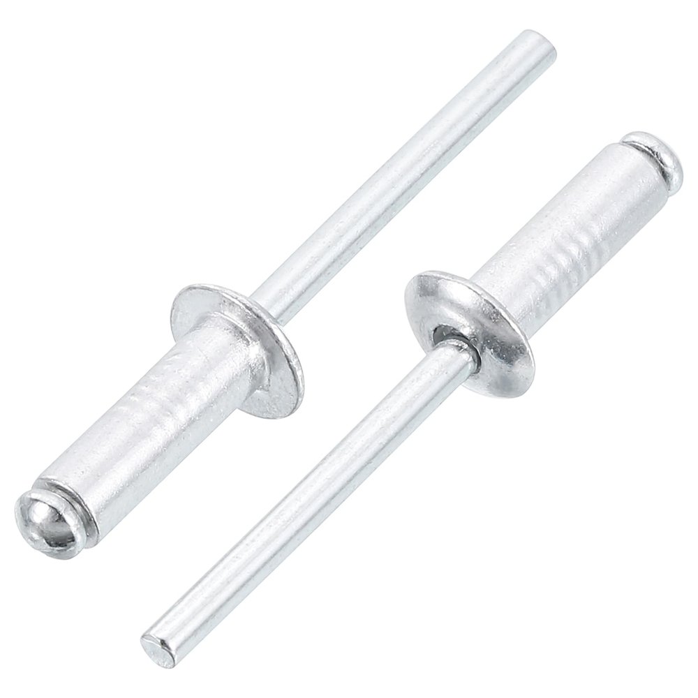 QUARKZMAN 100-Piece 5/32" x 3/8" Aluminum Blind Rivets, Countersunk Head