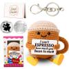 MLZTINGR Crochet Coffee Mug with Amigurumi view 1