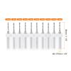 QUARKZMAN 10-Piece 1.5 mm PCB Micro Drill Bit Set, 1/8 in Shank view 2