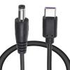 QUARKZMAN USB-C to 5.5 x 2.1 mm DC Charging Cable, Black view 1