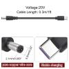 QUARKZMAN USB-C to 5.5 x 2.1 mm DC Charging Cable, Black view 2