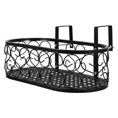BESPORTBLE Metal Hanging Planter Holder for Balcony Railings