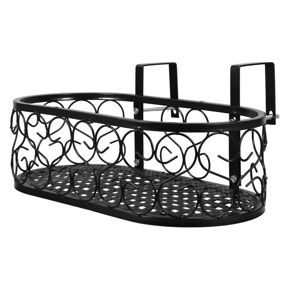 BESPORTBLE Metal Hanging Planter Holder for Balcony Railings
