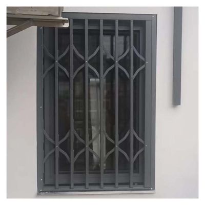 Foldable Window Safety Guard for Home, Customizable – Interior Safety Grille for Children and Pets, for Horizontal Sliding Windows (120 x 115 cm)