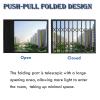 Foldable Window Safety Guard for Home, Customizable – Interior Safety Grille for Children and Pets, for Horizontal Sliding Windows (120 x 115 cm) view 2