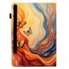 DayQiQiPu Case for Samsung Galaxy Tab S9 SM-X710/X716B (11-inch), PU Leather Folio with Stand and Wallet, Auto Sleep/Wake Cover, Pattern Series 04 view 3